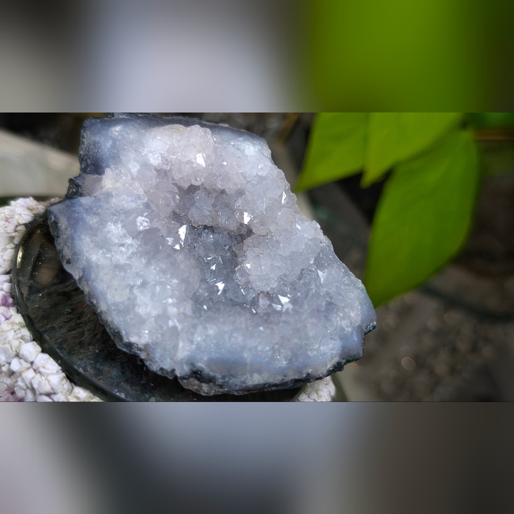 Amethyst & Blue Agate Crystal Cluster